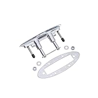 Attwood 66516-1 Retractable Low-Profile Stainless Steel Marine Boat 7-Inch Neat Cleat (66516-7)