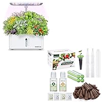 Hydroponics Growing System Indoor Garden: 8 Pods Herb Garden Kit Indoor & 166 PCS Seed Pods Kit