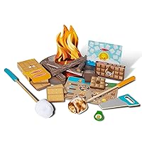 Melissa & Doug Let's Explore Campfire S'Mores Play Set - Play Campfire Sets For Kids Ages 3+