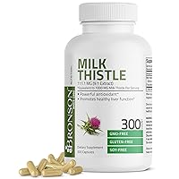 Milk Thistle 1000 MG Silybum Marianum Antioxidant & Liver Health Support - Non-GMO, 300 Capsules