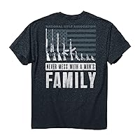 Buck Wear Men' Mens NRA Man's Family Cotton t-Shirt