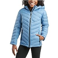 Girls Jacket – Hooded Quilted Puffer Parka Coat - Lightweight Coat for Girls, 4-16