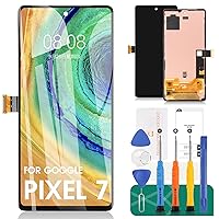 Original for Google Pixel 7 Screen Replacement for Google Pixel 7 LCD Digitizer Repair Kits for Google Pixel 7 GVU6C Display Touch Screen Assembly Replacement with Frame GQML3