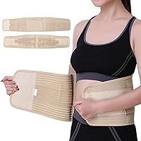 Lumbar Supports, Back Braces for Lower Back Pain Relief Breathable Back Support Belt Adjustable Lumbar Support Belt Reinforced Bones Back Pain Belt XL