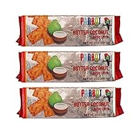 Parrot Butter Coconut Biscuits (3 Pack, Total of 21oz)