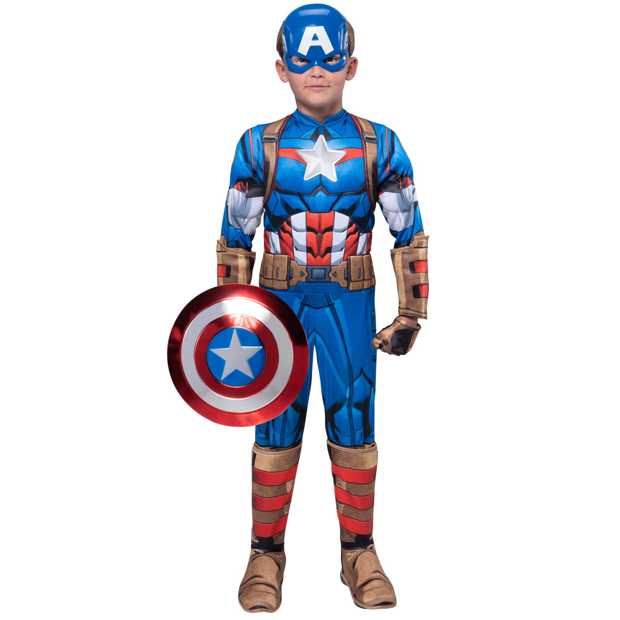 Marvel Captain America Deluxe Youth Costume