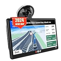 XGODY GPS Navigator for Car 2024 Truck Drivers 7 inch Navigation Systems for Car with Voice Guidance and Speed Camera Warning 2D&3D map Americas Maps Free Lifetime Map