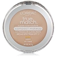 L'Oréal Paris True Match Super-Blendable Compact Makeup, W1 Porcelain, 0.3 oz.