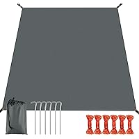 Odoland Camping Tent Footprint and Tent Stakes Set, 83