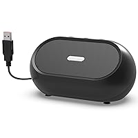 USB Computer Speakers for Laptop, PC Speakers for Desktop Computer, Small USB-Powered External Speakers with Hi-Quality Sound, Rich Bass, Loud Volume, Direct Volume Control
