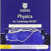 Cambridge Igcse Physics Digital Teacher's Resource Access Card Cambridge Igcse Physics Digital Teacher's Resource Access Card Printed Access Code