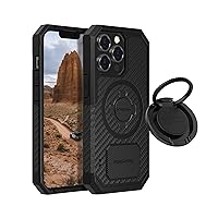 Rokform - iPhone 13 Pro Rugged Case + MagSafe Compatible Sport Ring Stand & Grip
