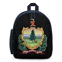 Coat Arms of Vermont Backpack Small Travel Backpack Lightweight Daypack Work Bag for Women Men