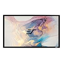 Elite Screens 120 inch CLR and ALR Projector Screen 16:9 4K, Standard Throw Projection Screen, Fixed Frame Projector Screen Grey, Indoor Movie Screen Home Theater - Sable Frame CineGrey 3D ER120DHD3