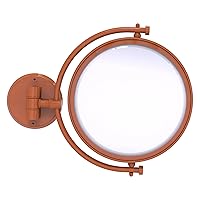 Allied Brass WM-4/5X-ASP 8 Inch Wall Mounted Make-Up Mirror 5X Magnification, Autumn Sparkle