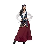 Smiffys Women Deluxe Pirate Buccaneer Beauty CostumeAdult-Sized Costume