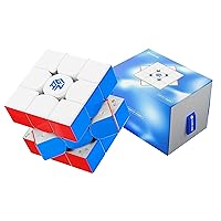 CuberShop GAN 14 MagLev UV Coated, Ultimate GAN 14 M 2023 Flagship 3x3 Magnetic Speed Cube, 56mm Magic Cube Puzzle (GAN14 MagLev UV Speed Cube, Glossy Surface & Primary Internal)