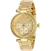 Invicta Women's Bolt Stainless Steel Quartz Stainless-Steel Strap, Gold, 18 Casual Watch