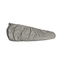DuPont FC450SGY0002 Safespec 2.0 5.4 mil Tyvek FC Disposable Shoe Cover with Elastic Closure, 17-1/2'' One Size Fits All, Gray