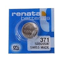 2 X Renata Battery 371 SR920SW SILVER 1.55V SWISS MADE