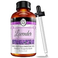 Oil of Youth Lavender Essential Oil - Therapeutic Grade for Aromatherapy, Diffuser, Relaxation, Stress, Topical uses Dropper - 4 fl oz