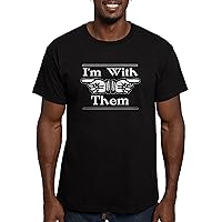CafePress with Them Men's Fitted T Shirt Men's Fitted T