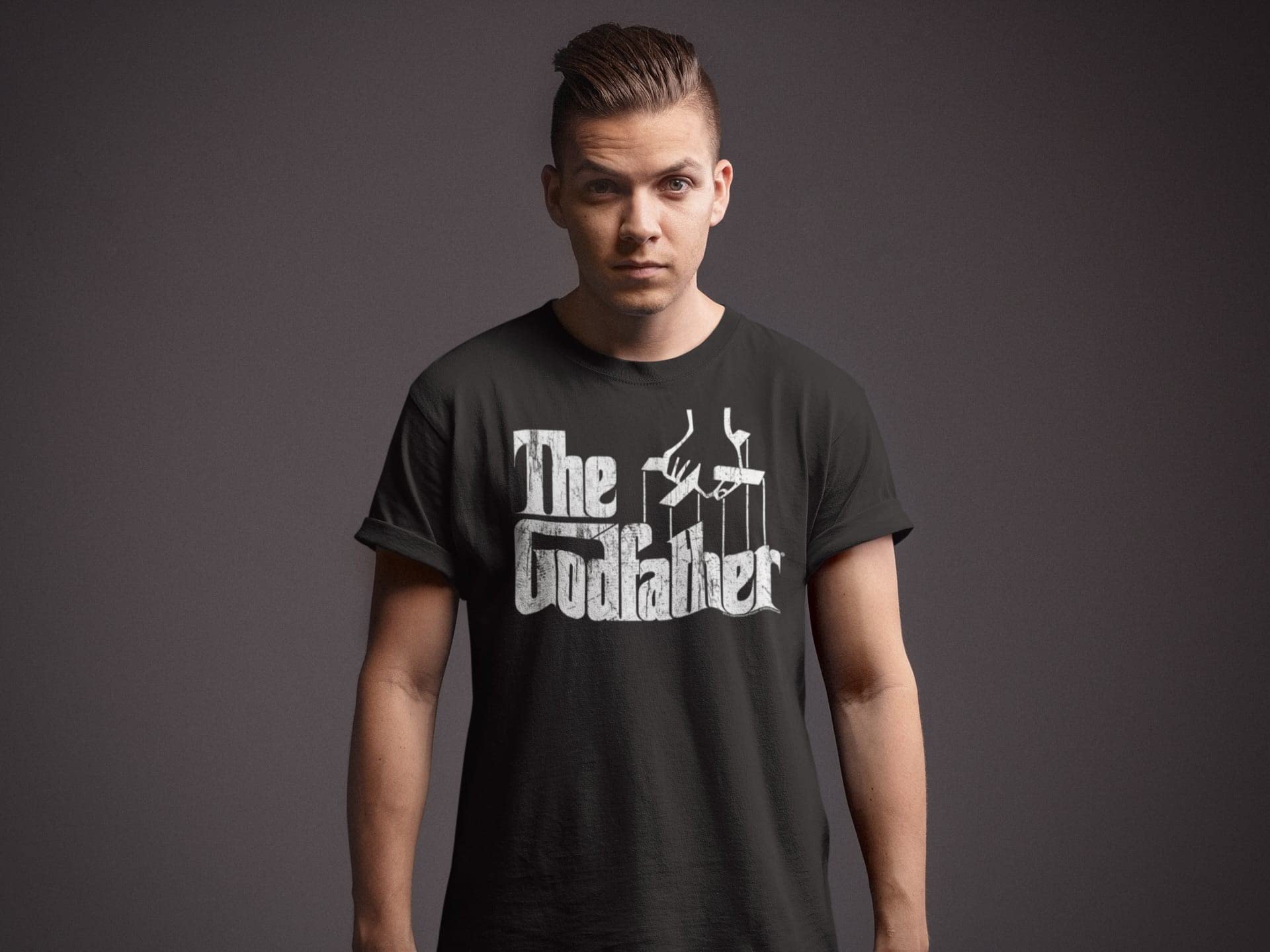 American Classics Godfather The Movie Distress Copy Adult T-Shirt Tee