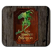 The Lord of The Rings The Green Dragon Low Profile Thin Mouse Pad Mousepad