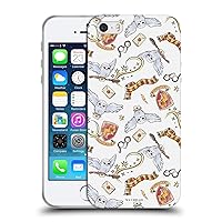 Head Case Designs Officially Licensed Harry Potter Hedwig Owl Pattern Deathly Hallows XIII Soft Gel Case Compatible with Apple iPhone 5 / iPhone 5s / iPhone SE 2016
