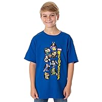 My Hero Academia Boys' All Might and Students Kids Graphic Anime T-Shirt
