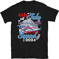 Happy 4th of July Cruise Squad 2024 Shirt, July 4th Cruise Shirt, Patriotic Cruise Family Shirt, Cruising Shirts, Red White Cruise Shirt