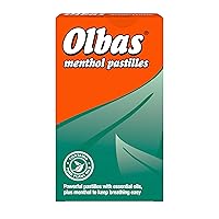 Olbas Menthol Pastilles 45G - Powerful pastilles with Essential Oils, Plus Menthol to Keep Breathing Easy
