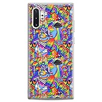 Case Compatible with Samsung S23 S22 Plus S21 FE Ultra S20+ S10 Note 20 5G S10e S9 Gay Flexible Pride Print Love Clear Slim fit Design Lightweight LGBTQ Silicone Cute Rainbow Queer