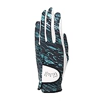 Glove It Ladies Golf Glove - Lightweight and Soft Cabretta Leather Golf Glove for Womens, Features UV Protection - Sea Glass