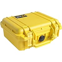 Pelican 1200 Case with Foam for Camera Yellow