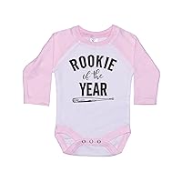 Baby Baseball Outfit/Rookie Of The Year/Newborn Sports Bodysuit/Super Soft Romper