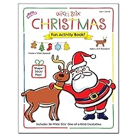 Wikki Stix Trusted Original Provide Hands-on Entertainment and Creative Activities in The Christmas Fun Activity Book, Made in USA.