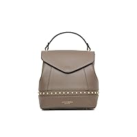 Agnese Leather Backpack - Taupe