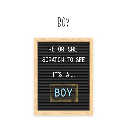 My Scratch Offs Its a Boy Letter Board Gender Reveal Scratch Off Scratcher Lottery Tickets Cards Family Friends 25 pack