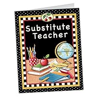 Teacher Created Resources Substitute Teacher Pocket Folder from Mary Engelbreit (4834)