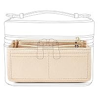 Purse Organizer for LV Large Liner Compatible with Pochette Accessories  Pouch Inside Insert 3039-Beige