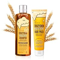 German Beer Shampoo & Hair Conditioner Pack SET | Ready-To-Gift BIOTIN Rich with Beer Yeast for hair loss, Hair Regrowth and Thickening, Biotin shampoo for thinning hair, Sulfate free
