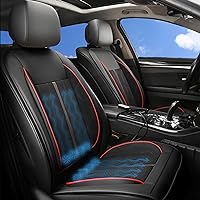 Zone Tech Black Cooling Car Seat Cushion 2-Pack 12V Automotive Adjustable  Temperature Comfortable Cooling Car Seat Cushion