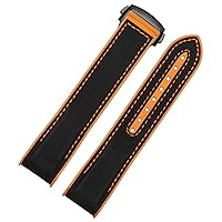 20mm 22mm Fabric Nylon Rubber Watch Band For Omega Seamaster 300 Ocean Watchbands Buckle Tools Silicone Strap
