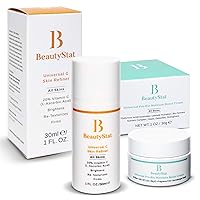 The BeautyStat Power Couple - Universal C Skin Refiner + Universal Pro-Bio Moisture Boost Cream