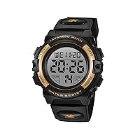 Kids Watch,Boys Watch for 3-15 Year Old Boys,Digital Sport Outdoor Multifunctional Chronograph LED 50 M Waterproof Alarm Calendar Analog Watch for Children with Silicone Band,Kids Gift