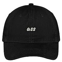 Ass Embroidered Adjustable Cotton Cap Dad Hat