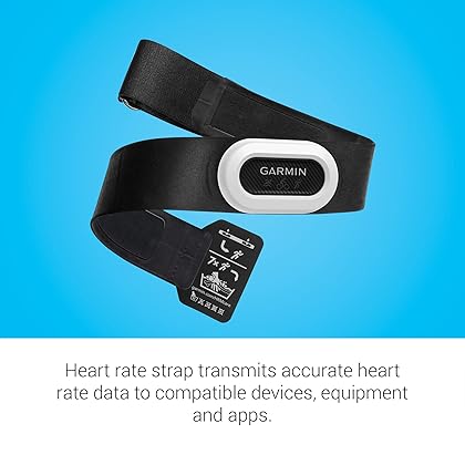 Garmin 010-13118-00 HRM-Pro Plus, Premium Chest Strap Heart Rate Monitor, Captures Running Dynamics, Transmits via ANT+ and BLE