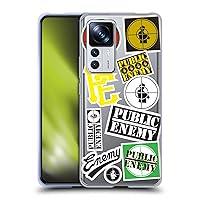 Officially Licensed Public Enemy Collage Graphics Soft Gel Case Compatible with Xiaomi 12T Pro