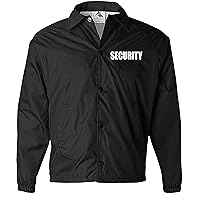 Security jacket with White/Reflective Decorations, nylon, security guard jacket, law enforcement
